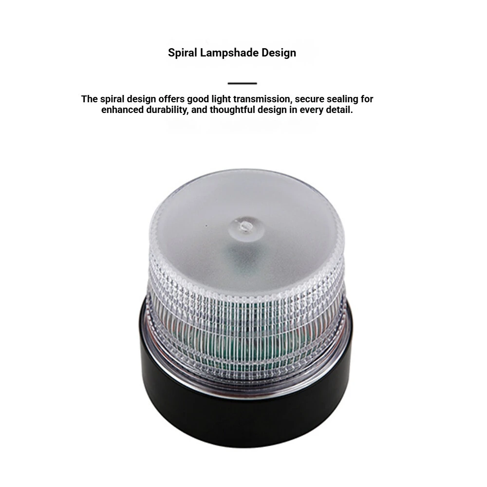 Wireless Remote Control LED Flash Warning Light High Visibility Strong Magnetic Mount Waterproof Signal Light — view 3