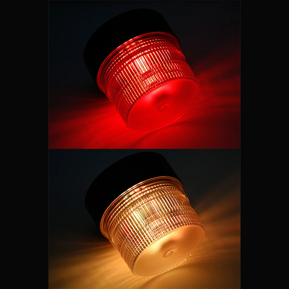 Wireless Remote Control LED Flash Warning Light High Visibility Strong Magnetic Mount Waterproof Signal Light — view 7