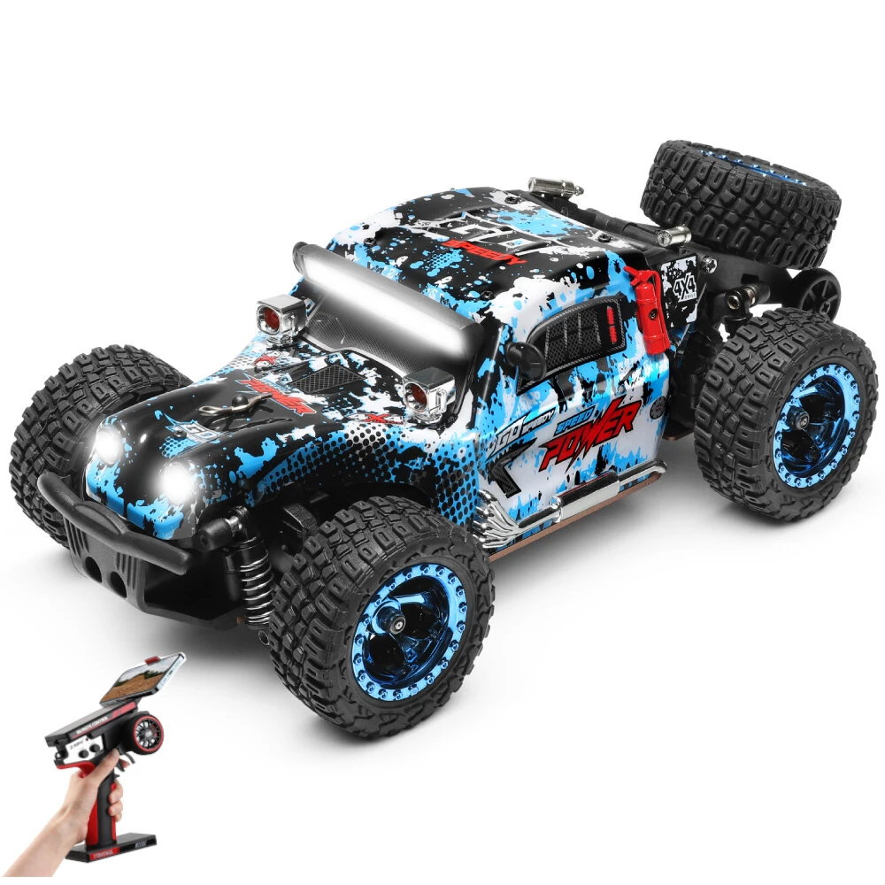 Wltoys 284161 RTR 1/28 2.4G 4WD RC Car Off-Road Climbing High Speed LED Light Truck Full Proportional Vehicles Models Toys — Wltoys
