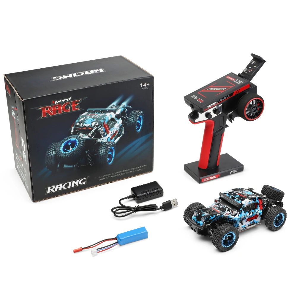 Wltoys 284161 RTR 1/28 2.4G 4WD RC Car Off-Road Climbing High Speed LED Light Truck Full Proportional Vehicles Models Toys — view 4