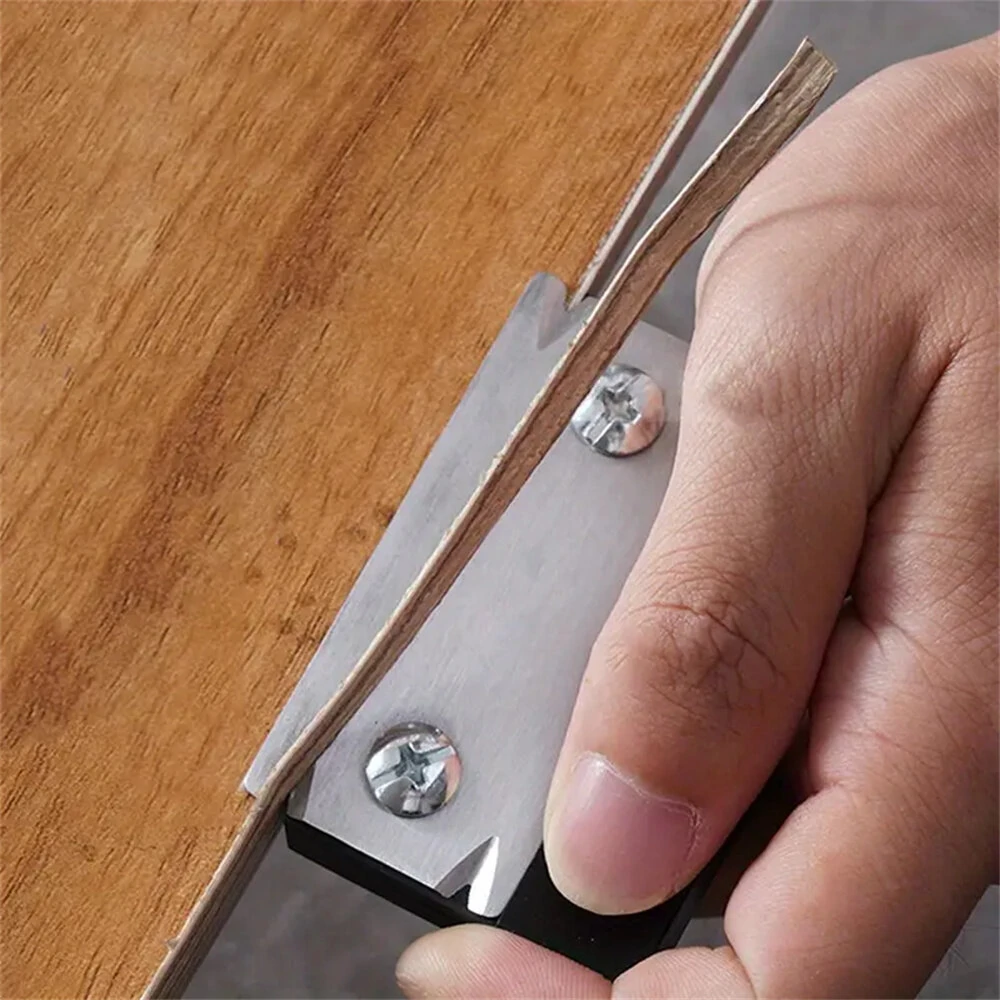 Wood Chamfer Plane Edge Banding Trimmer Veneer Edge Trimmer Burr Scraper for Woodworking — view 5