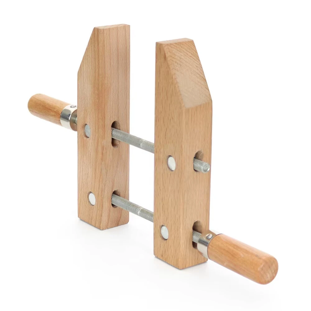 Wood Hand Screw Clamp Adjustable Wooden Handle 8/10 Inch Parallel Jaw Hardwood Construction Professional Woodworking Tool — view 5