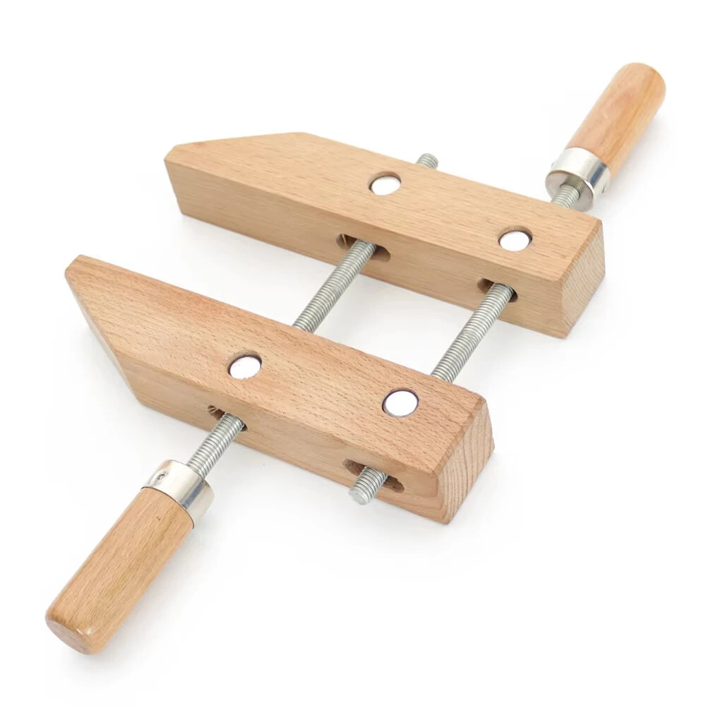 Wood Hand Screw Clamp Adjustable Wooden Handle 8/10 Inch Parallel Jaw Hardwood Construction Professional Woodworking Tool — view 6