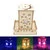 Wooden DIY Colorful Moon Star Lights Handmade Projection Lamp Educational Scientific Experiments Early Education Toys for Children — view 2