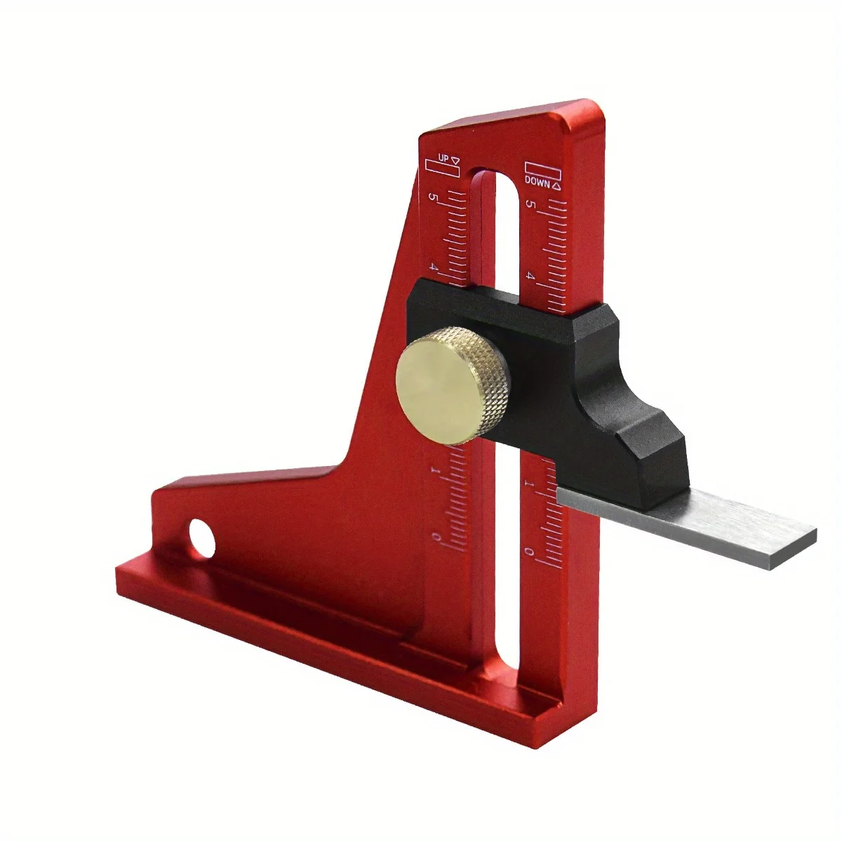 Woodworking Depth Gauge Versatile 0-50mm Dual Scale Precision Tool for Easy Router and Table Saw Setup — view 8