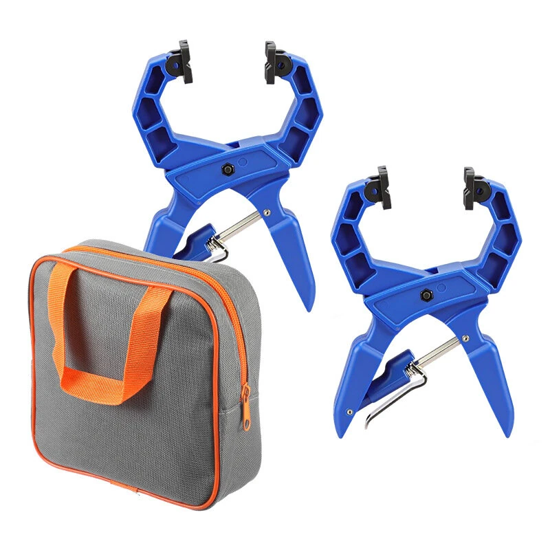 Woodworking G-shaped Spring Clamp Lightweight Adjustable Width C Handheld Jig Multifunctional Flat Head Clamping Retainer Tools — image 1