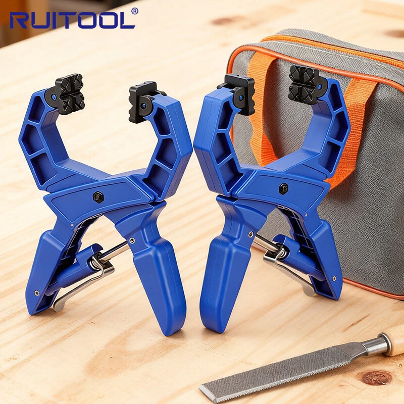 Woodworking G-shaped Spring Clamp Lightweight Adjustable Width C Handheld Jig Multifunctional Flat Head Clamping Retainer Tools — view 3