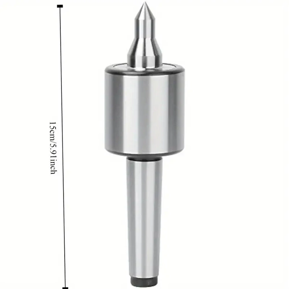 Woodworking Turning Return Top MT2 Live Center 0.0002inch High Accuracy 60 Degree Lathe Center With 18mm Shank Diameter For Lathe Wood Metal Turning Tool — view 3