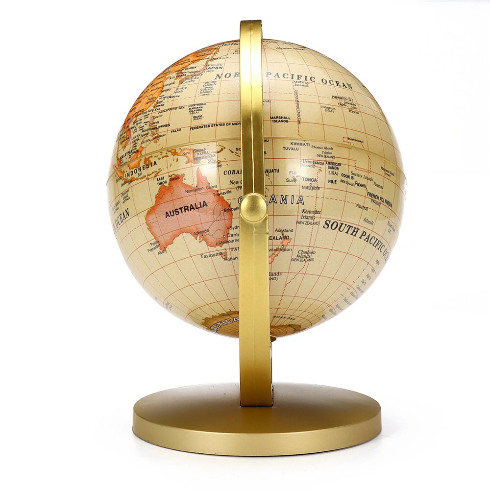 World Globe Map 360°Rotating World Globe Earth Map Geography Education Toy Home Decoration Office Ornament Kids Gift — view 3