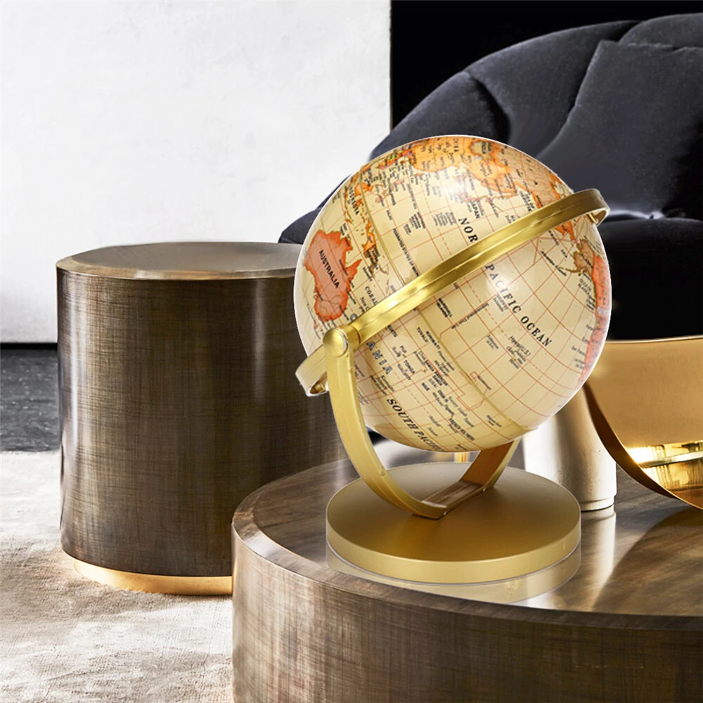 World Globe Map 360°Rotating World Globe Earth Map Geography Education Toy Home Decoration Office Ornament Kids Gift — view 6