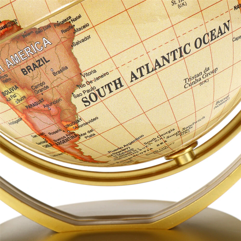World Globe Map 360°Rotating World Globe Earth Map Geography Education Toy Home Decoration Office Ornament Kids Gift — view 7