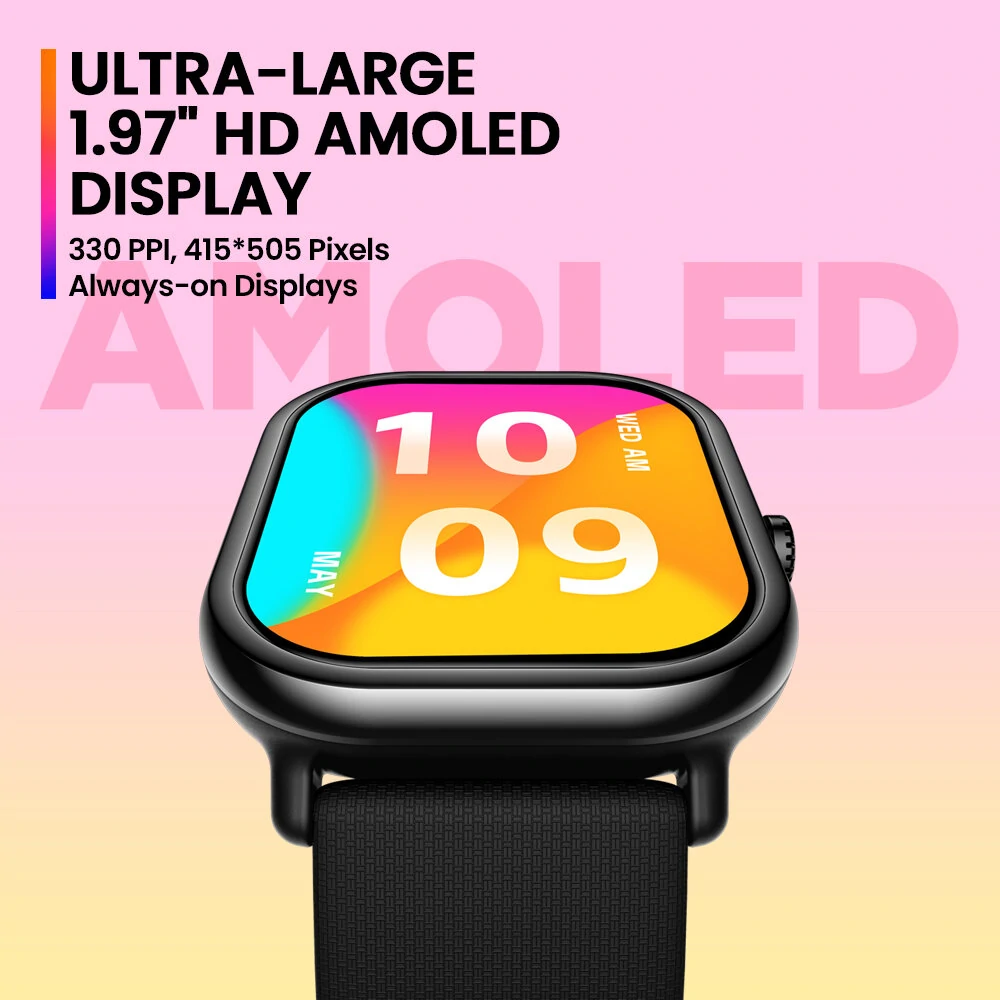[World Premiere]New Zeblaze GTS 3 Pro Ultra-big HD 415*505pixels AMOLED Screen HiFi Bluetooth Phone Calls Health and Fitness Tracking Smart Watch — view 3