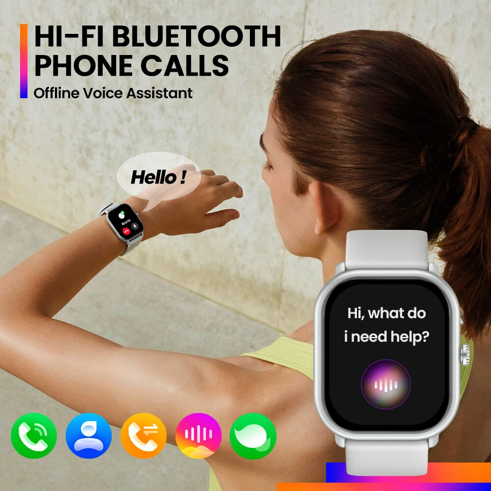 [World Premiere]New Zeblaze GTS 3 Pro Ultra-big HD 415*505pixels AMOLED Screen HiFi Bluetooth Phone Calls Health and Fitness Tracking Smart Watch — view 5