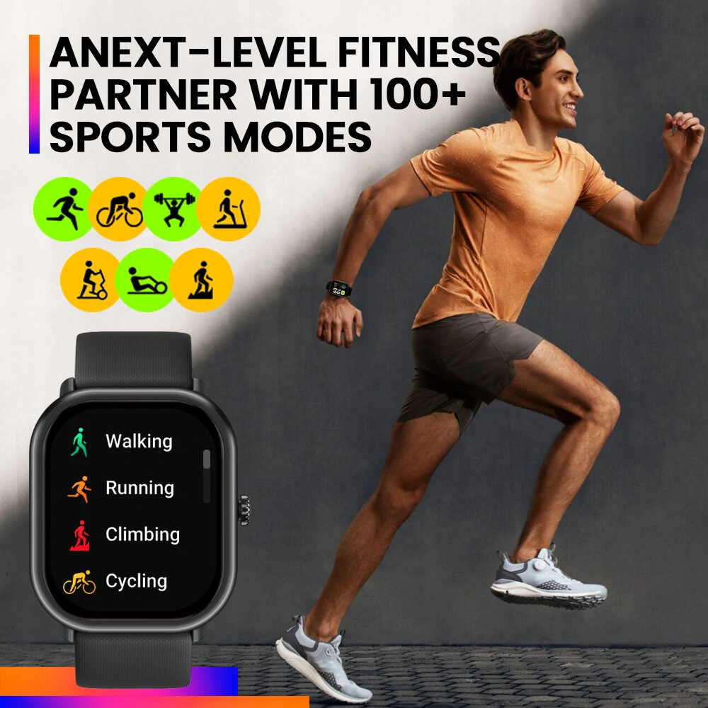 [World Premiere]New Zeblaze GTS 3 Pro Ultra-big HD 415*505pixels AMOLED Screen HiFi Bluetooth Phone Calls Health and Fitness Tracking Smart Watch — view 6
