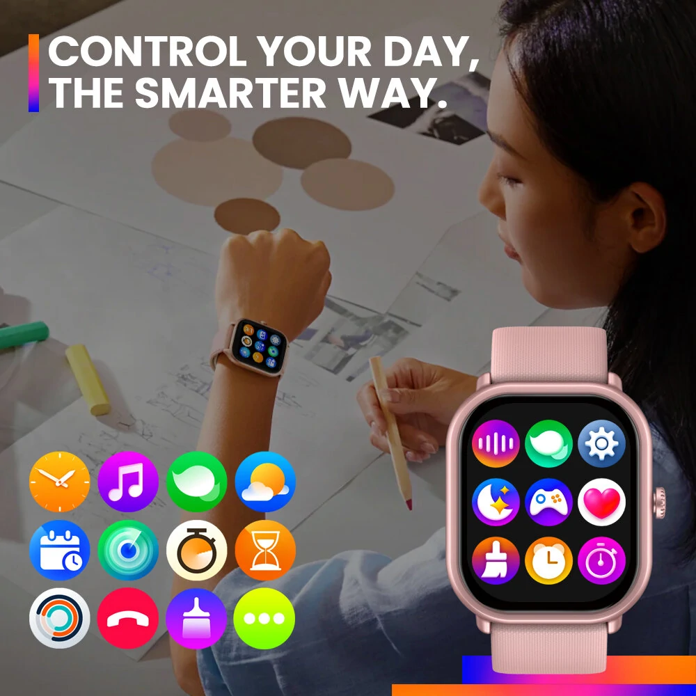 [World Premiere]New Zeblaze GTS 3 Pro Ultra-big HD 415*505pixels AMOLED Screen HiFi Bluetooth Phone Calls Health and Fitness Tracking Smart Watch — view 7