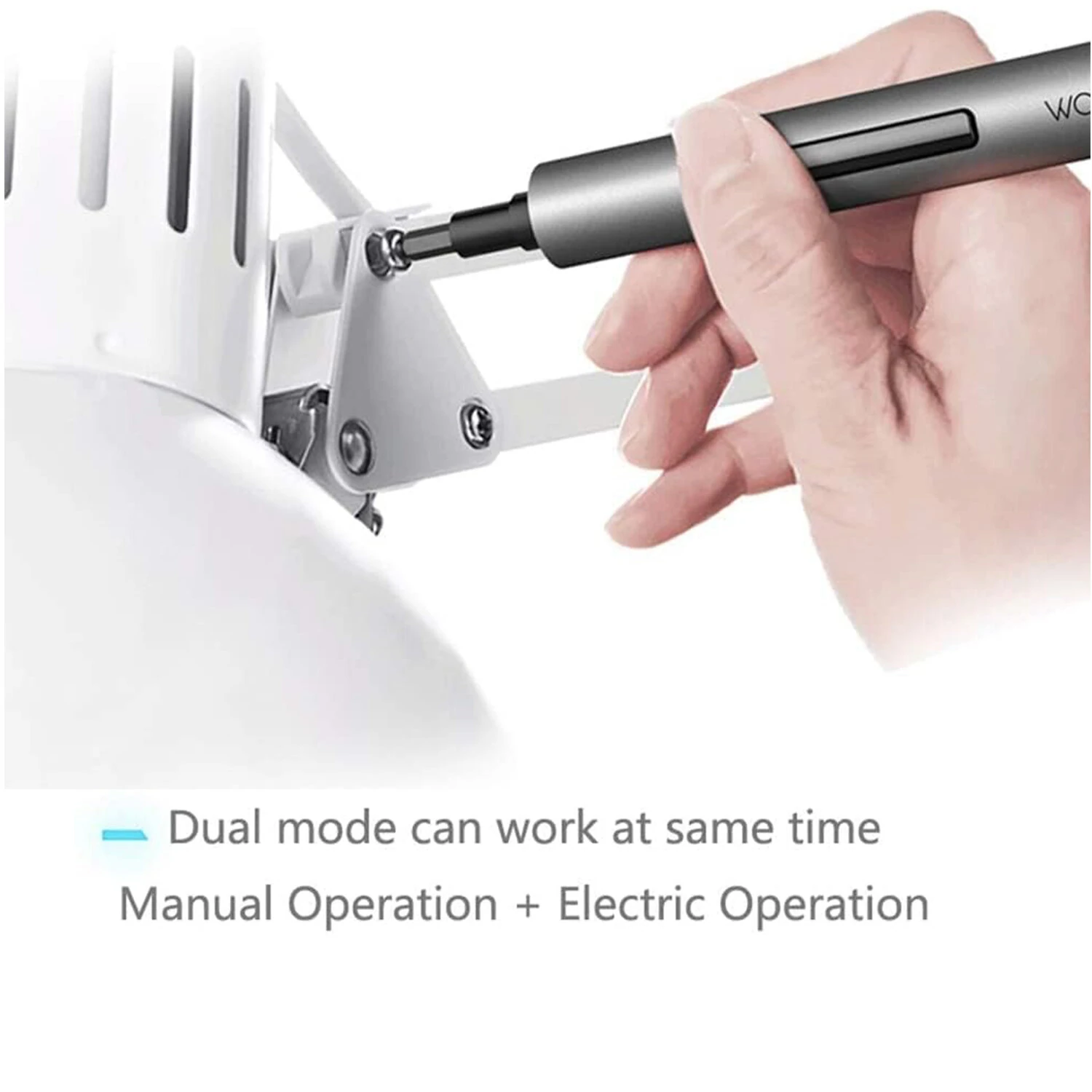 Wowstick 1F+ Electric Screwdriver 64 in 1 Dual Mode Cordless 3 LED Lights Lithium-ion Battery Alloy Steel Tri-Angle Screw Bits — view 3