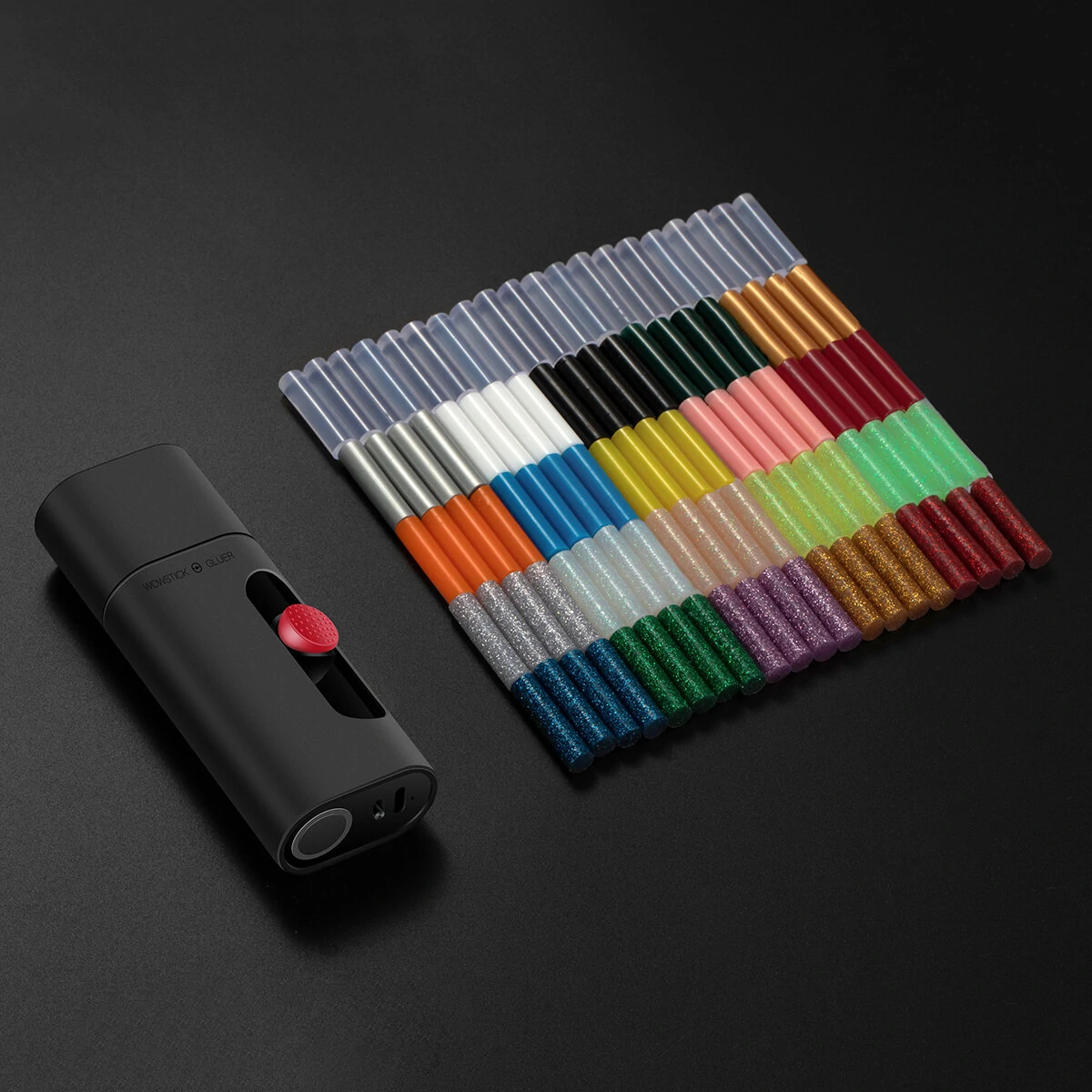 WOWSTICK GLUER 3.7V 2000mAh 160℃ Mini Hot Glue Pen Lithium-Powered Portable All-Aluminum DIY Crafts Type-C Charging — view 10