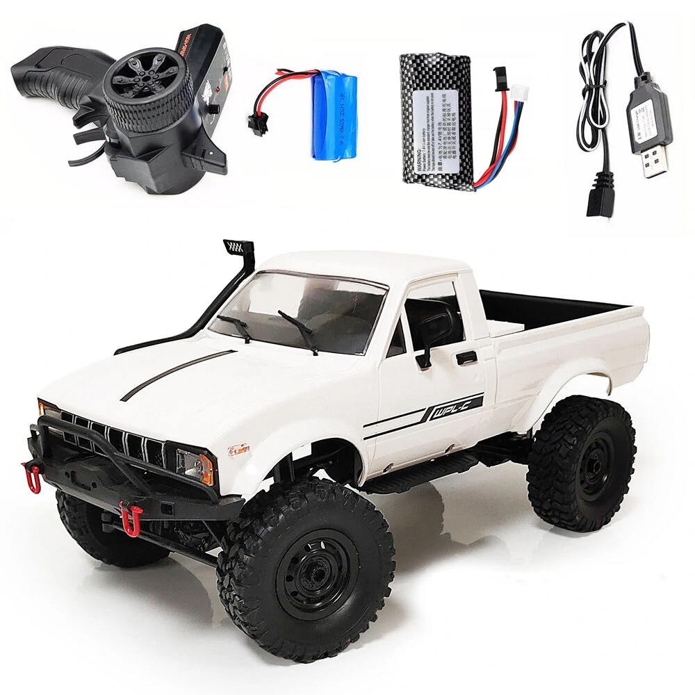 WPL C24 1/16 2.4G 4WD Crawler RTR Truck RC Car Full Proportional Control Two Battery — view 10