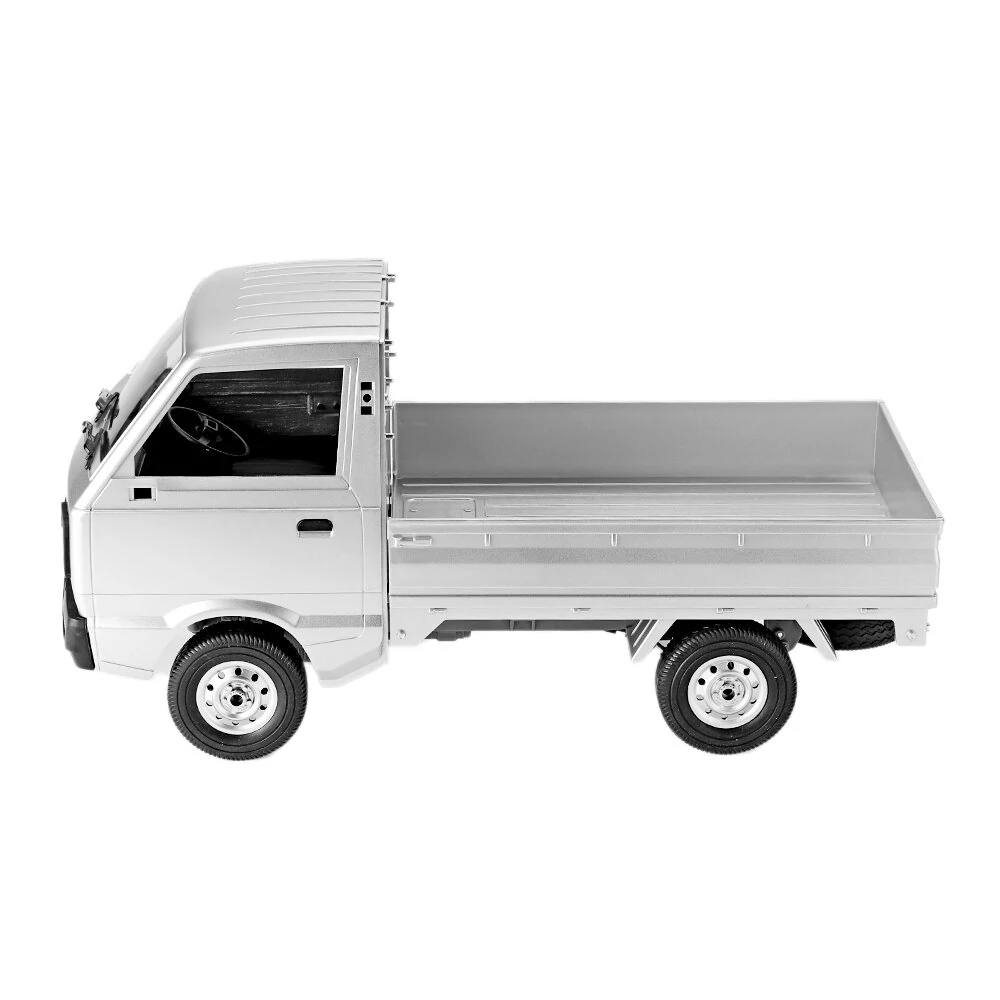 WPL D12 1/10 2.4G 2WD Military Truck Crawler Off Road RC Car Vehicle Models Toy Several Battery — view 3