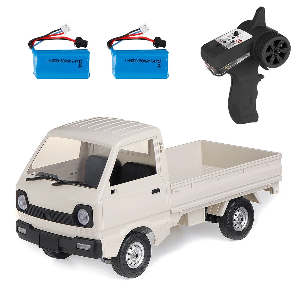 WPL D12 1/10 2.4G 2WD Military Truck Crawler Off Road RC Car Vehicle Models Toy Several Battery — view 9