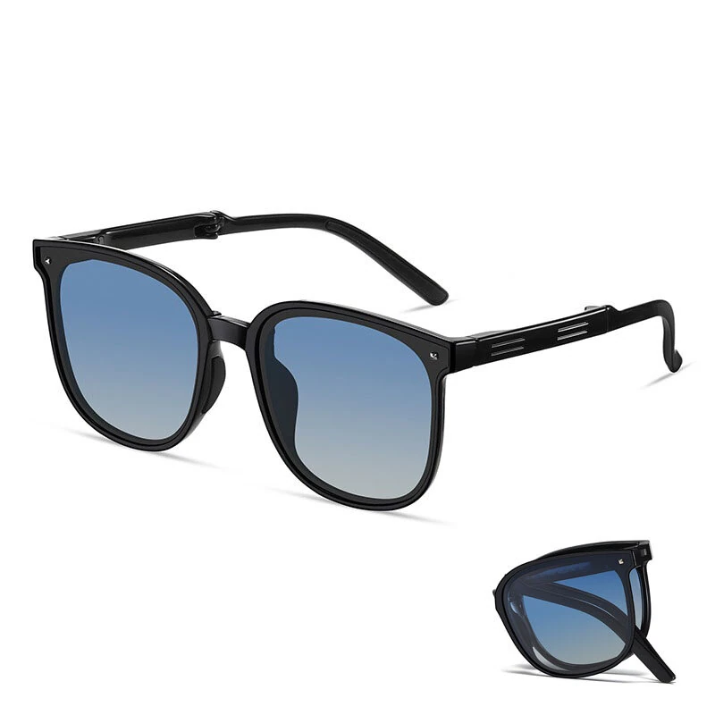 WT7901 Folding Polarized Sunglasses UV400 Protection Lightweight TR90 Frame Compact Travel Design Anti Scratch Lens Fashion Classic Sun Glasses