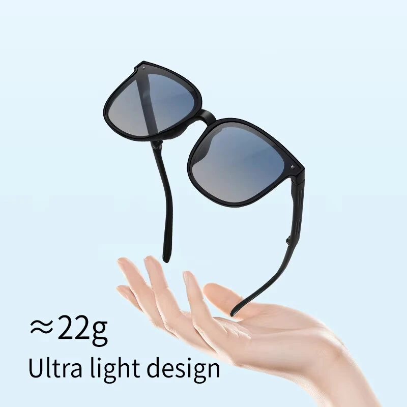 WT7901 Folding Polarized Sunglasses UV400 Protection Lightweight TR90 Frame Compact Travel Design Anti Scratch Lens Fashion Classic Sun Glasses — view 3