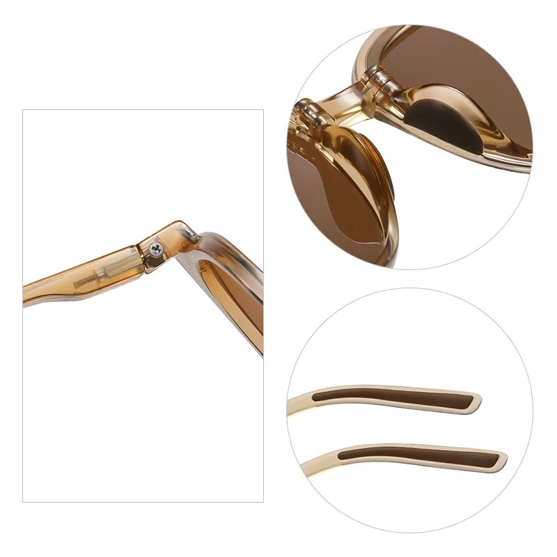 WT7901 Folding Polarized Sunglasses UV400 Protection Lightweight TR90 Frame Compact Travel Design Anti Scratch Lens Fashion Classic Sun Glasses — view 4