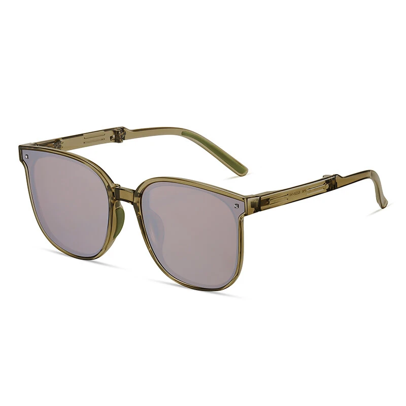 WT7901 Folding Polarized Sunglasses UV400 Protection Lightweight TR90 Frame Compact Travel Design Anti Scratch Lens Fashion Classic Sun Glasses — view 9