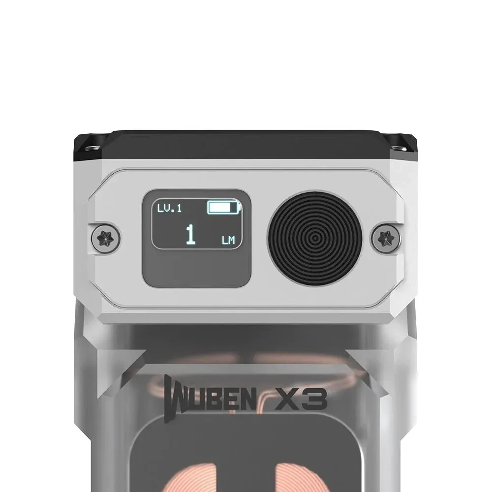WUBEN X3 Owl 700LM Mini LED Keychain Flashlight 180° Rotating Head Best EDC Flashlight Wireless Charging Base Ultra-light Weight Mini Torch Camping Tent Lamp — view 5