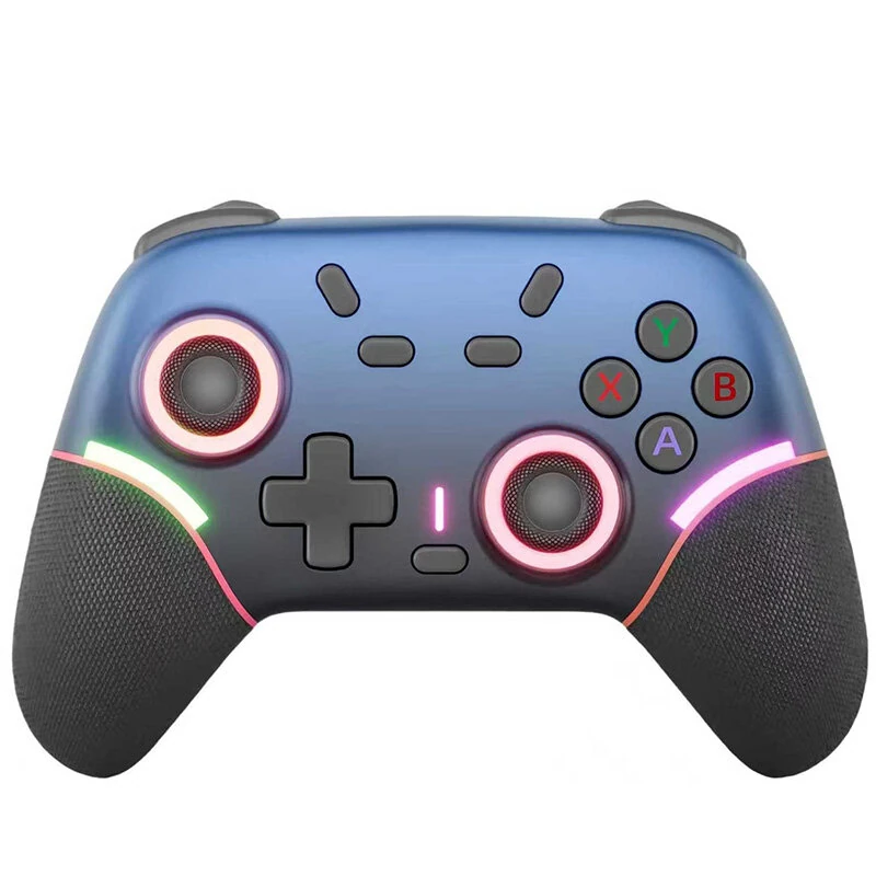 X9 Tri-mode Wireless Gaming Controller with RGB Lighting Programmable Back Buttons Dual Vibration for PC Switch iOS Android PS3 Gamepad — view 3
