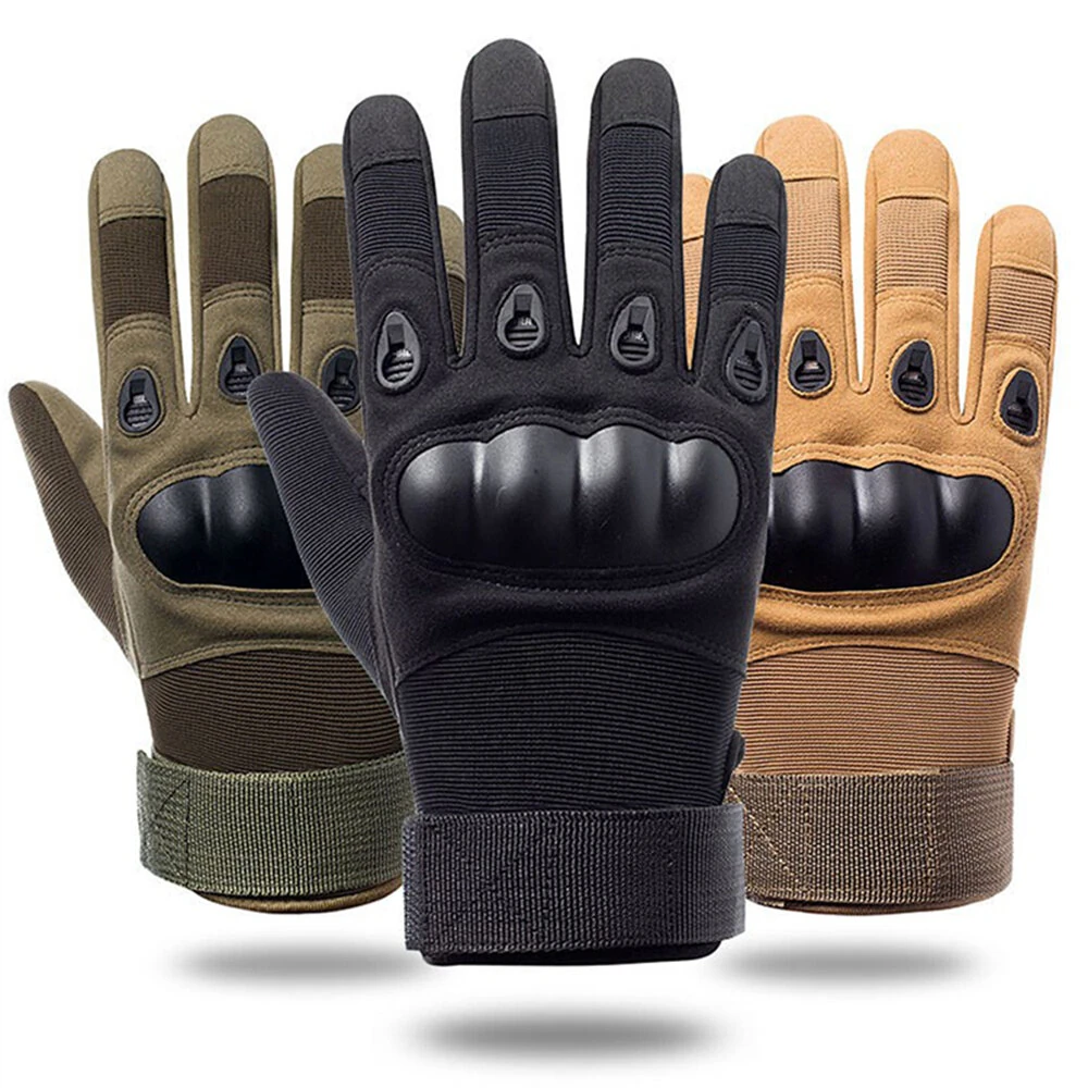XANES 1 Pair Winter Warm Outdoor Sports Tactical Gloves Locomotive Military Fans Hobby Outdoor Tactical Gear for Climbing Riding Fishing — view 2