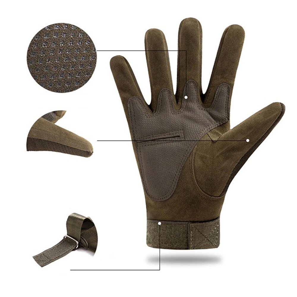 XANES 1 Pair Winter Warm Outdoor Sports Tactical Gloves Locomotive Military Fans Hobby Outdoor Tactical Gear for Climbing Riding Fishing — view 5