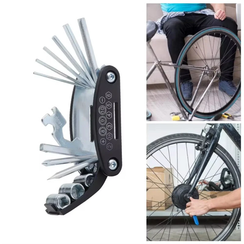 XANES 16 in 1 Portable Multifunctional Bike Screwdriver Repair Tool Kit for Outdoor Bicycle Cycling Repair Tool — XANES