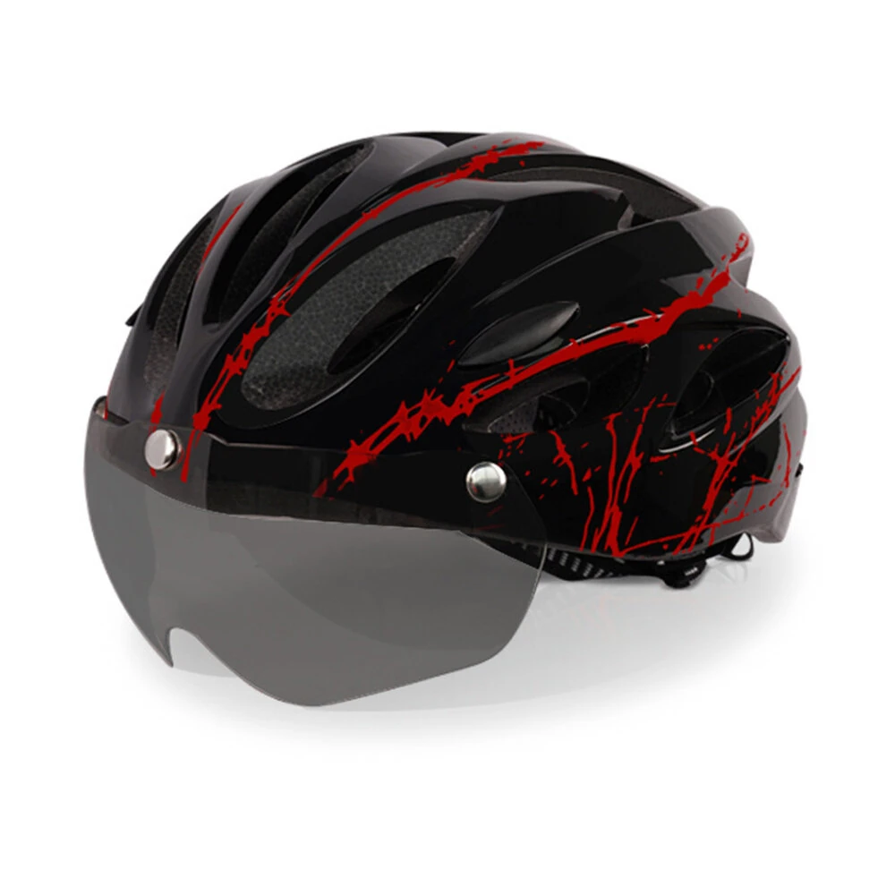 XANES 53-63CM Bike Helmet with Magnetic Visor Men Women Lightweight Breathable Protective Helmet for MTB Cycling — XANES