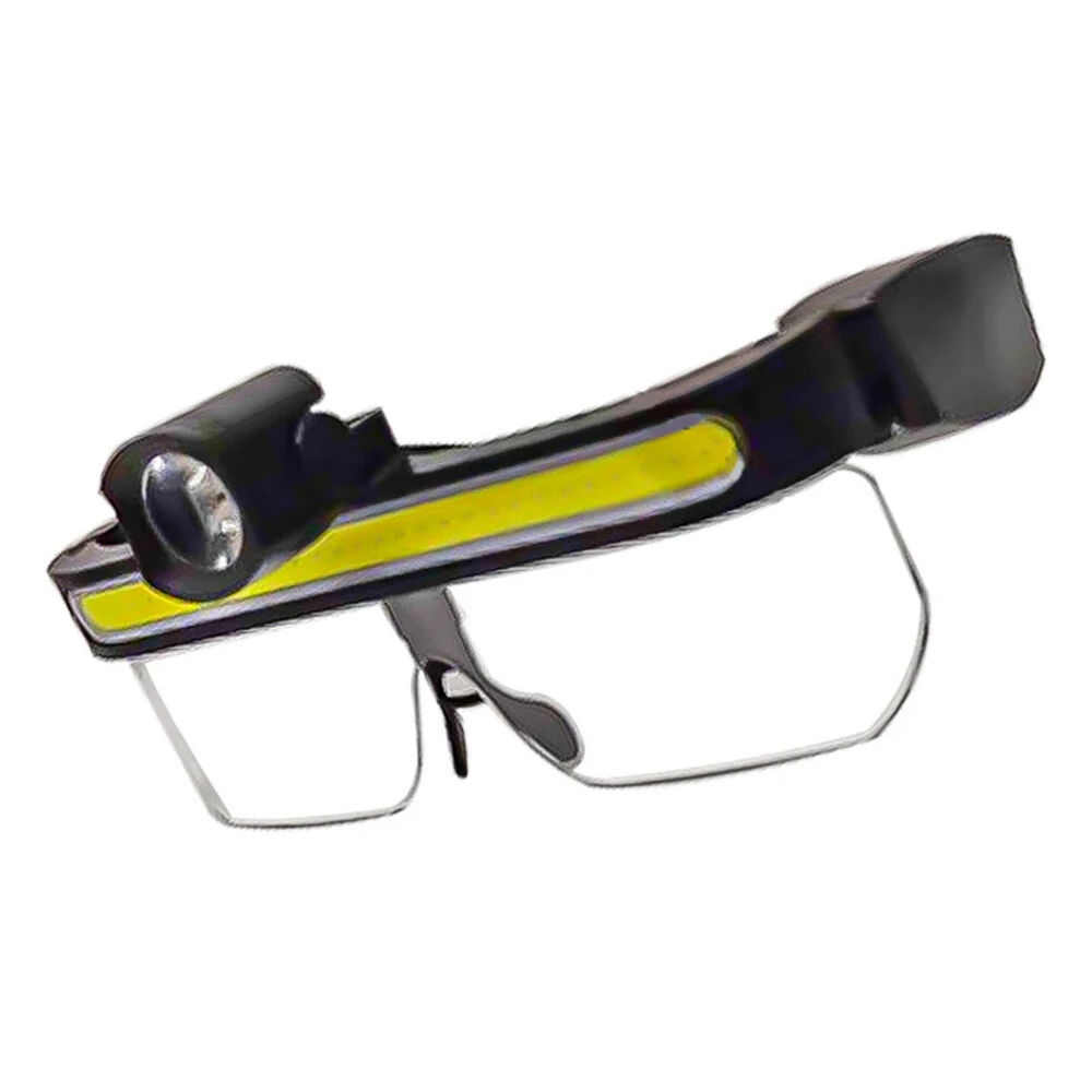 XANES LED Glasses Light Multifunctional Outdoor Sports Goggles with Head Light Type-C Charging Waterproof Anti-fog Impact Lens Headlight Glasses for Cycling Fishing — XANES