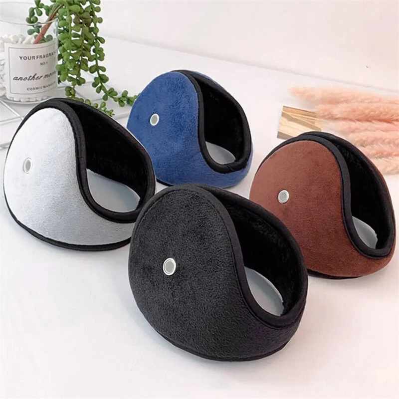 XANES Winter Cycling Ear Warmers with Amplified Sound Thick Fleece Lined Windproof Cold Resistant for Riding Hiking Running — view 3