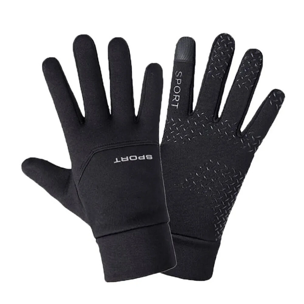 XANES Winter Cycling Gloves for Men Touchscreen Thermal Windproof Fleece Motorcycle Gloves Warm Thick Driving Skiing Gloves — view 9