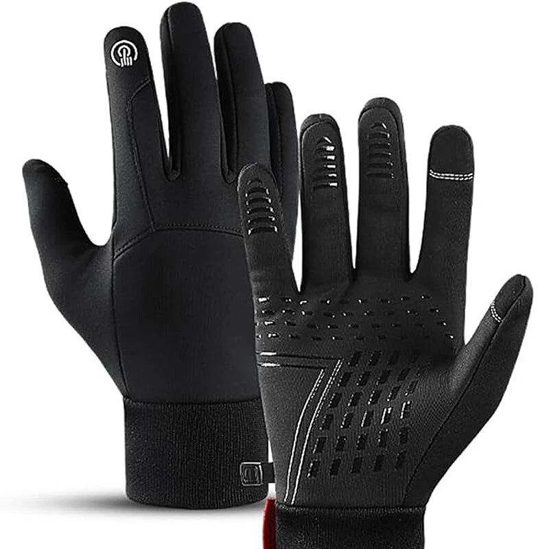 Xanes Winter Warm Bike Gloves Men Women Anti Slip Touch Screen Gloves Cold Weather Gloves Windproof Waterproof Winter Warm Gloves for Skiing Cycling Skating — Xanes