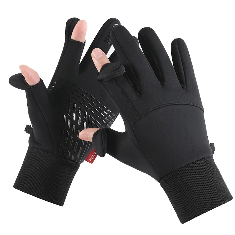 XANES Winter Warm Bike Gloves Touch Screen Outdoor Windproof Waterproof Cold-proof Gloves for Driving Cycling Fishing Skiing — view 8