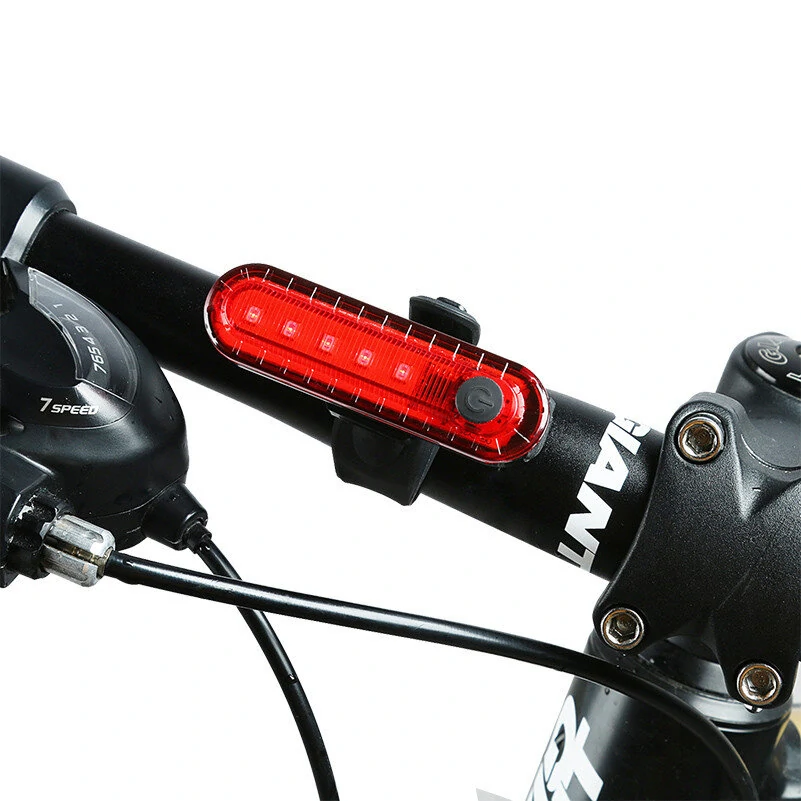 XANES® Bike Light Set 600LM XPG + 2 LED Bicycle Headlight 5 Modes USB Charging with 4 Modes Taillight Warning Light — view 8