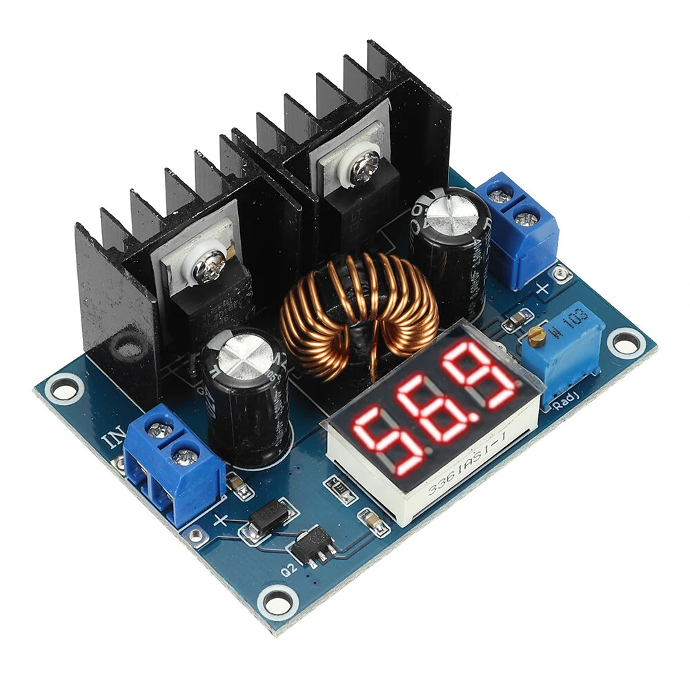 XH-M404 DC 4-40V 8A Voltage Regulator Module Digital PWM Adjustabl DC-DC Step Down Voltage Regulator DC XL4016E1 — view 2