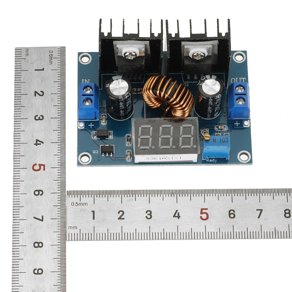 XH-M404 DC 4-40V 8A Voltage Regulator Module Digital PWM Adjustabl DC-DC Step Down Voltage Regulator DC XL4016E1 — view 3