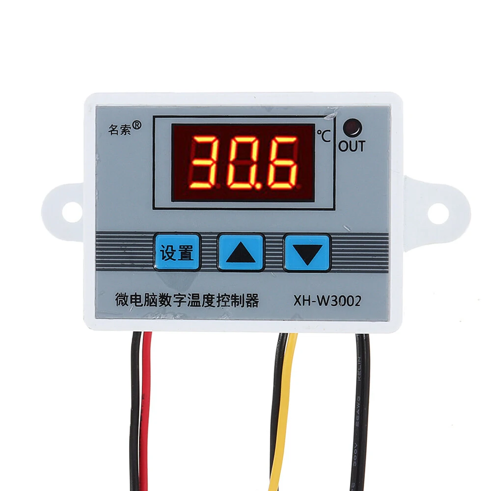 XH-W3002 Micro Digital Thermostat High Precision Temperature Control Switch Heating and Cooling Accuracy 0.1 — view 2