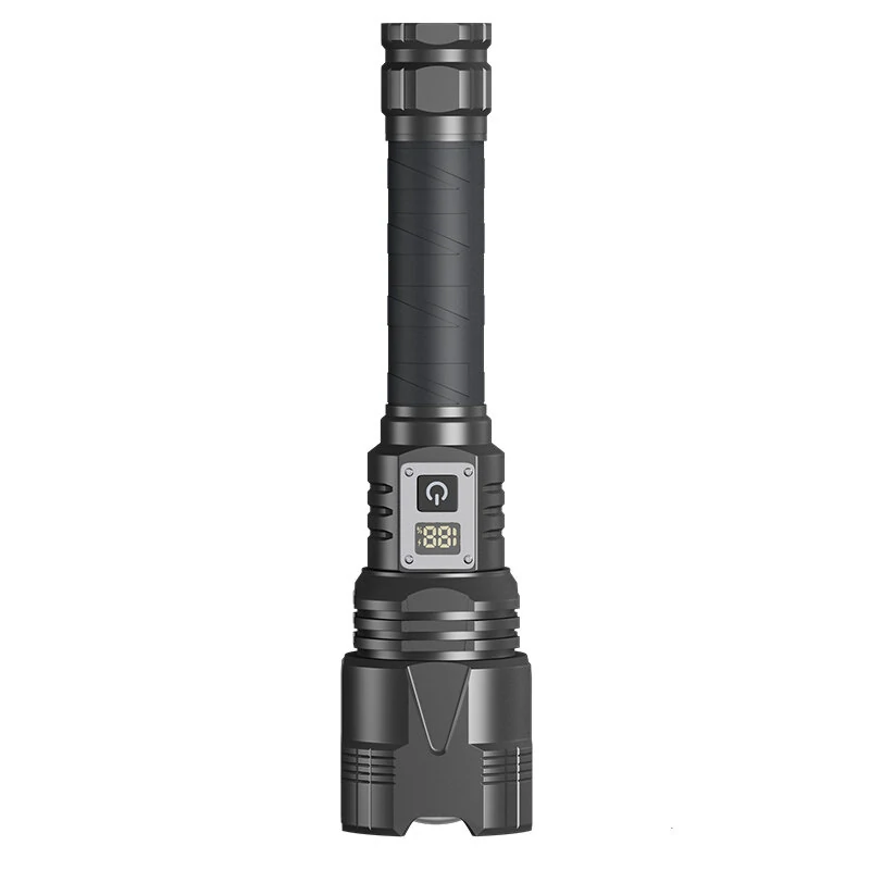 XHP360 6000LM Strong Light LED Flashlight TYPE-C USB Digital Battery Display Highlight Strong Light Long Range LED Torch — view 5