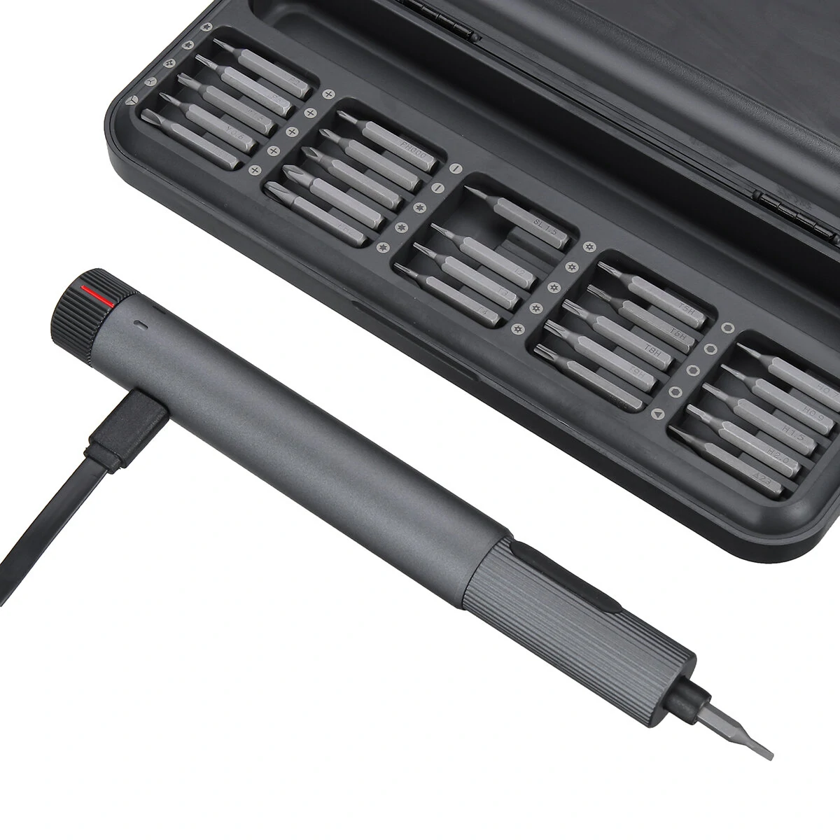 XIAOMI AtuMan DUKA E2 210RPM Precision Electric Screwdriver Set with Dual-Speed Adjustment 25 Screwdriver Heads Ideal for Home DIY Project Quick Charging — view 5