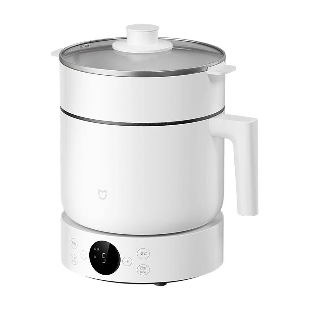 XIAOMI Mijia 1.5L 1000W Multi-Function Electric Cooker 5 Adjustable Heating Levels Automatic Keep Warm 24-Hour Reservations Can Be Set — XIAOMI