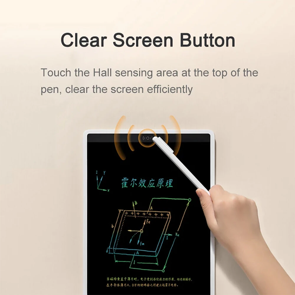 Xiaomi Mijia 10"/13.5" LCD Writing Color Tablet With Pen Digital Drawing Electronic Handwriting Pad Message Colorful Graphic Board — view 5