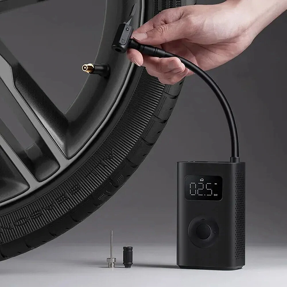XIAOMI Mijia 2/2Pro 150PSI Smart Bike Pump 2000mAh Battery Power Bank USB Charging LED Display Electric Portable Air Pump Camping Cycling Basketball Football Pump — view 7