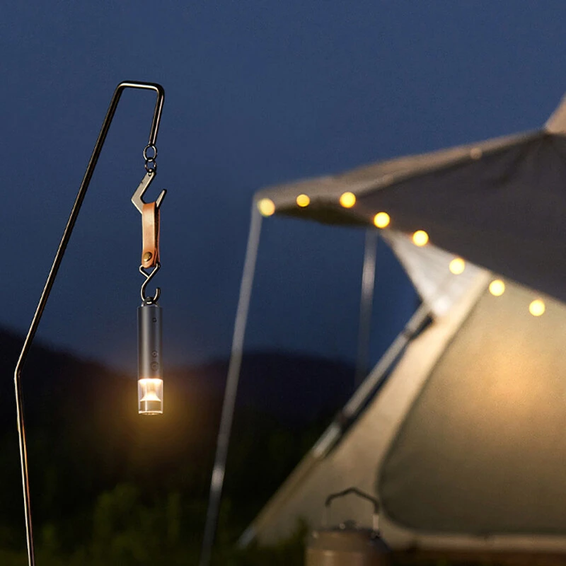 XIAOMI Mijia 2in1 1000LM Strong Flashlight Dual Color Mood Light Reading Lamp, 3100mAh USB Rechargeable Multi Functional LED Torch, Portable For Outdoor Camping Fishing Walking — view 7