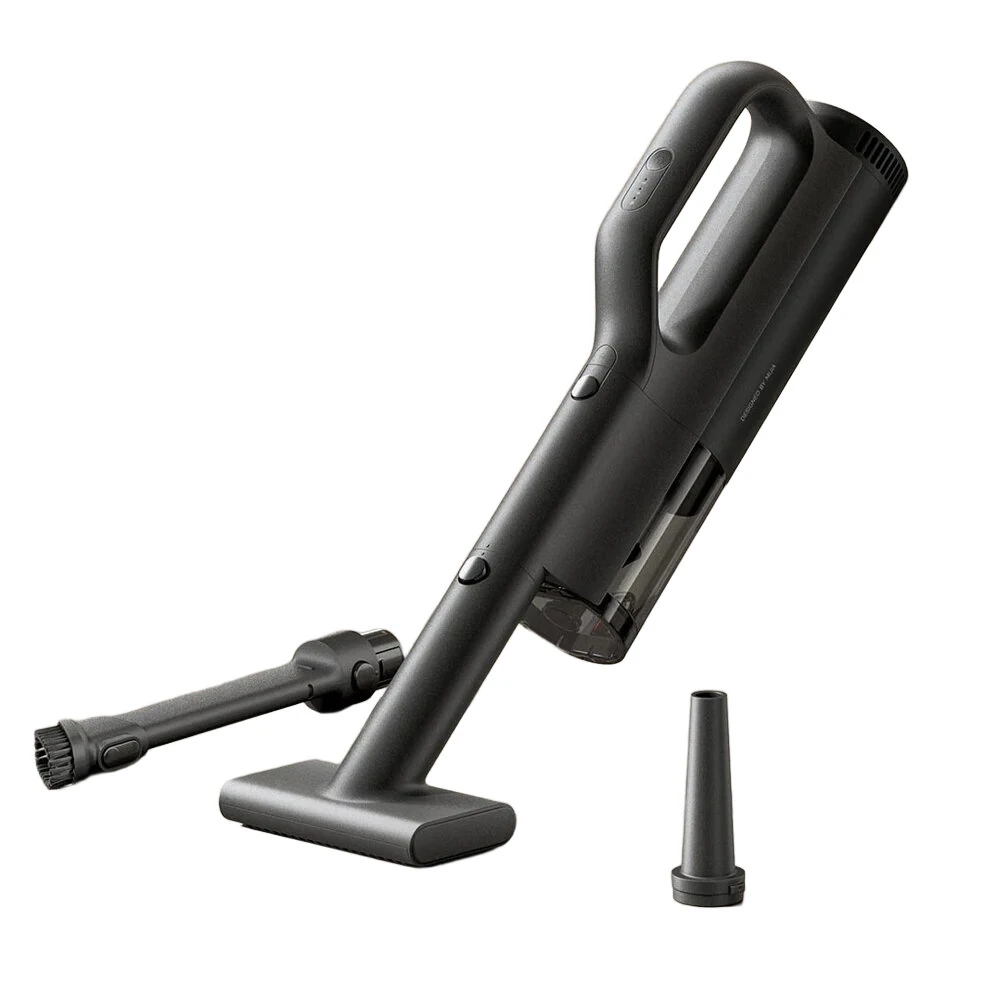 Xiaomi Mijia Car Vacuum Cleaner 21kPa Suction Brushless Motor Type-C Fast Charge 2400mAh Battery 5-Stage Filtration 150mL Dust Cup Wireless Cleaning Multiple Attachments — XIAOMI